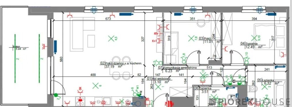 Mieszkanie 3-pokojowe Warszawa Ursynów, ul. Hilarego Koprowskiego. Zdjęcie 17