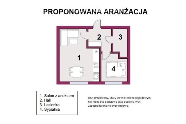 Mieszkanie 2-pokojowe Łódź Widzew, al. marsz. Józefa Piłsudskiego. Zdjęcie 3