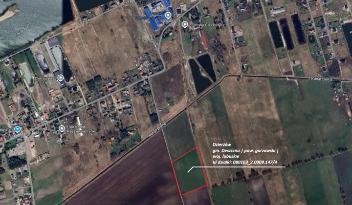 Działka inwestycyjna Dzierżów