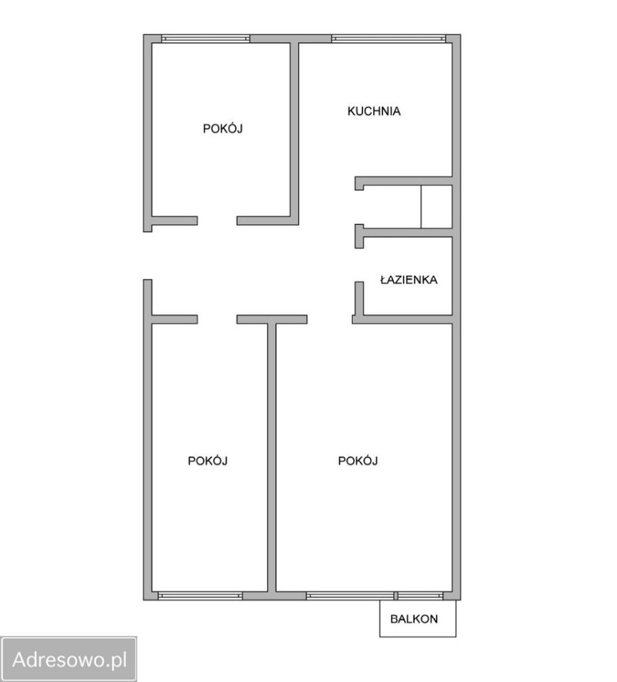 Mieszkanie 3-pokojowe Grudziądz Strzemięcin, ul. Śniadeckich. Zdjęcie 12