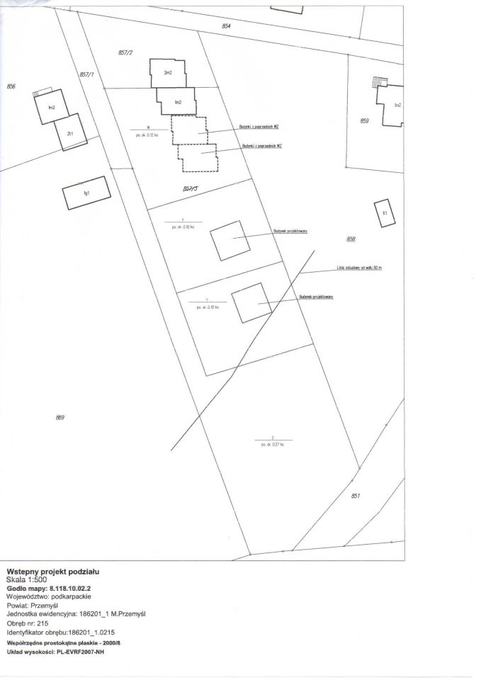 Działka budowlana Przemyśl, ul. Budowlanych. Zdjęcie 2
