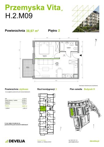 Mieszkanie 2-pokojowe Gdańsk Ujeścisko, ul. Przemyska. Zdjęcie 11