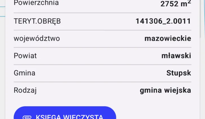 Działka rolno-budowlana Konopki, ul. Nadrzeczna