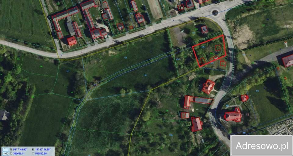 Działka budowlana Wiewiec