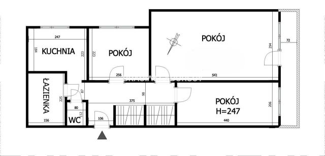 Mieszkanie 3-pokojowe Kraków Grzegórzki, ul. Półkole. Zdjęcie 18
