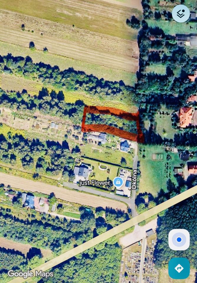 Działka budowlana Łagiewniki Nowe, ul. Okólna. Zdjęcie 2