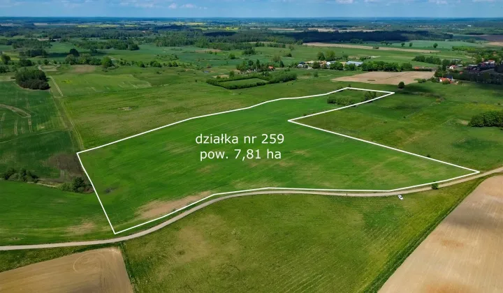 Działka rolna Liwa
