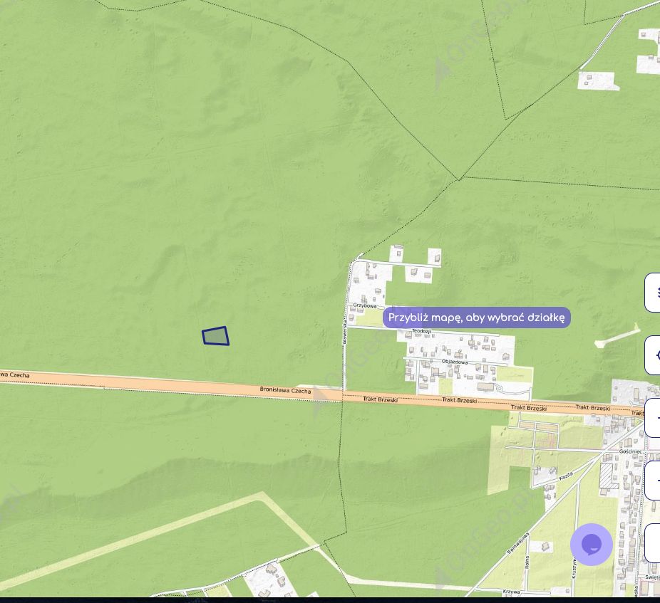 Działka leśna Warszawa Wawer, ul. Bronisława Czecha. Zdjęcie 2