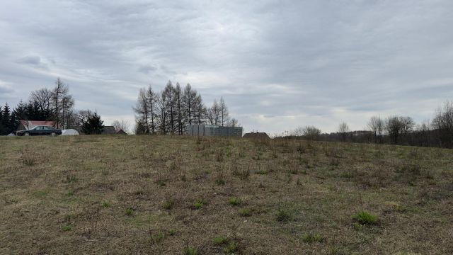 Działka budowlana Gębiczyna Dół od Głobikowej. Zdjęcie 1