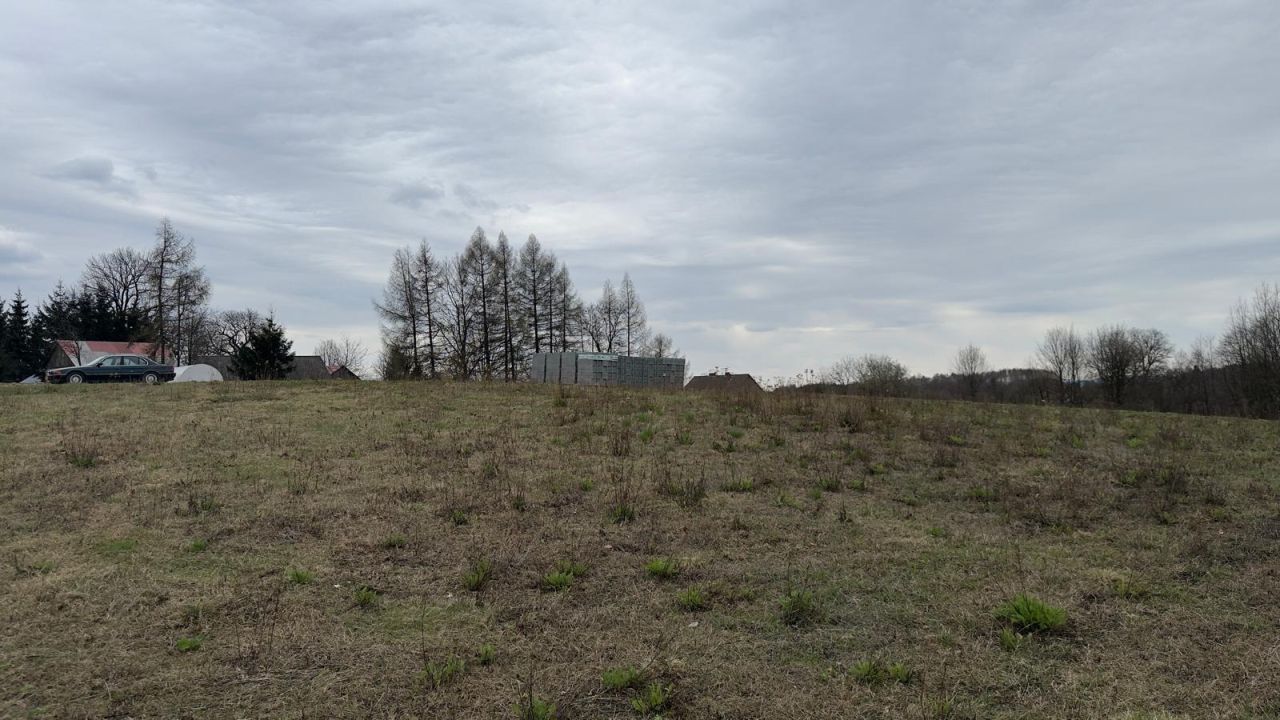 Działka budowlana Gębiczyna Dół od Głobikowej. Zdjęcie 1