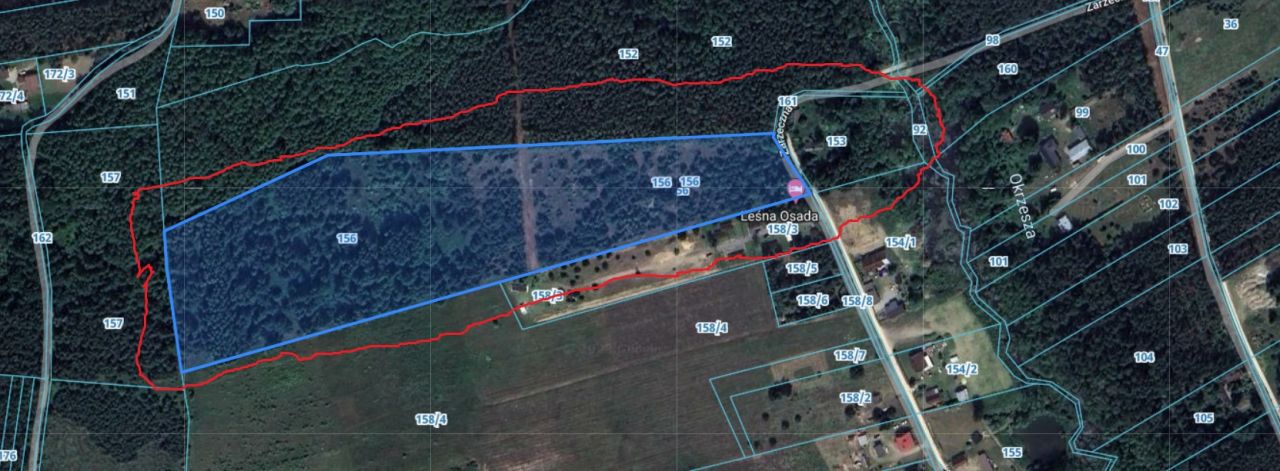Działka rolna Krzyżówka, ul. Zarzeczna. Zdjęcie 2