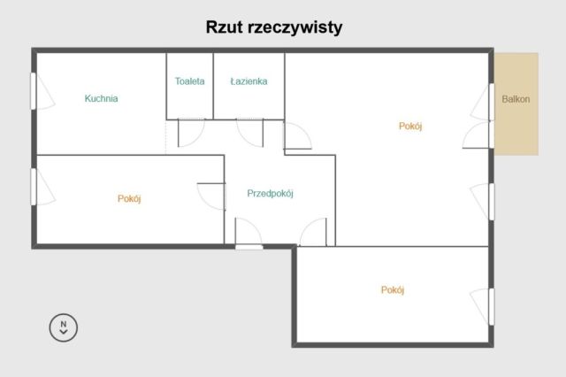 Mieszkanie 3-pokojowe Rzeszów, ul. Kujawska. Zdjęcie 9