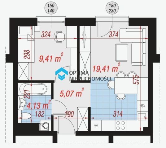 Mieszkanie 2-pokojowe Jelenia Góra Cieplice Śląskie-Zdrój, ul. ks. Prałata Józefa Steca. Zdjęcie 15