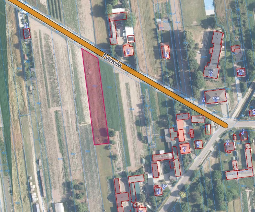 Działka rolno-budowlana Skowieszyn, ul. Puławska. Zdjęcie 2
