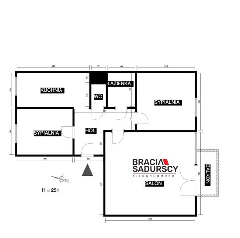 Mieszkanie 3-pokojowe Kraków Bronowice, ul. Na Błonie. Zdjęcie 23