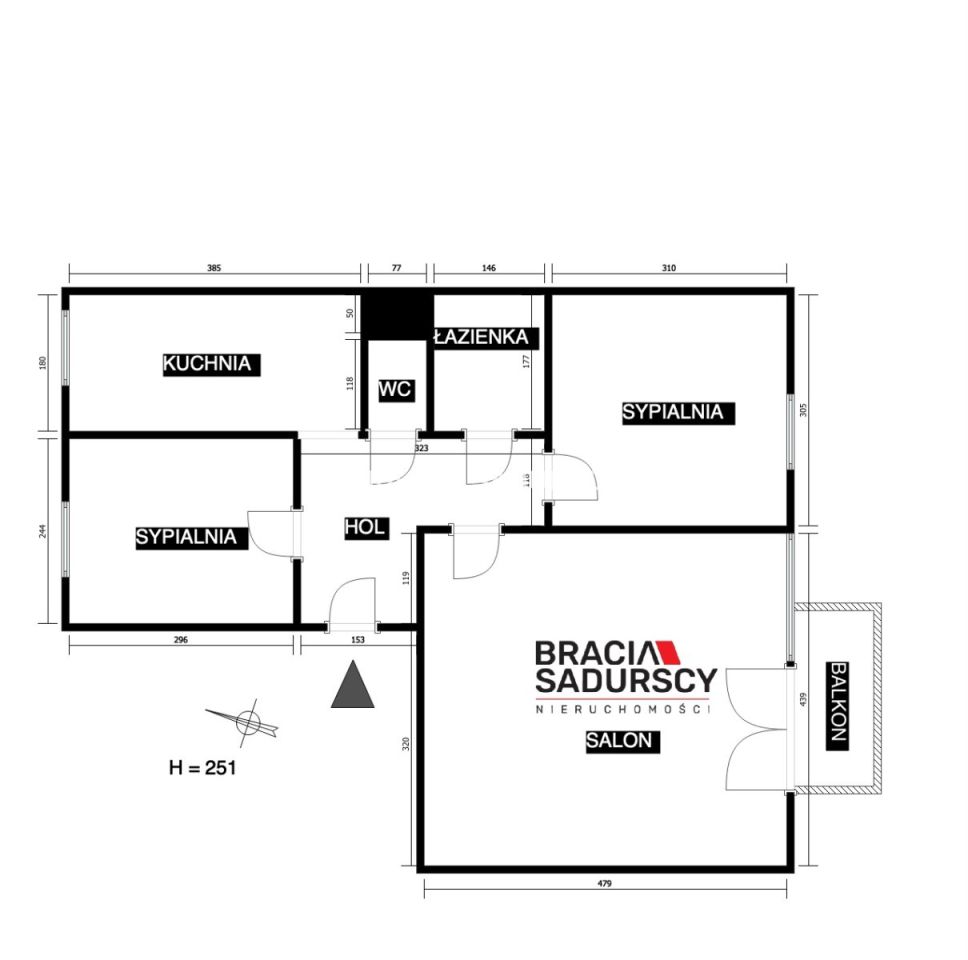 Mieszkanie 3-pokojowe Kraków Bronowice, ul. Na Błonie. Zdjęcie 23