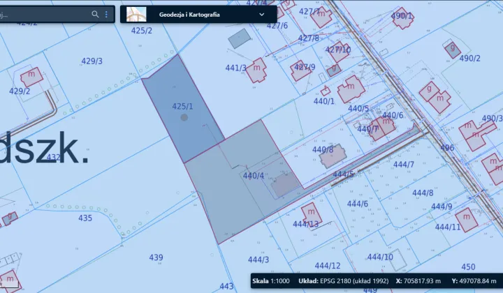 Działka budowlana Ostaszewo, ul. Kwiatowa