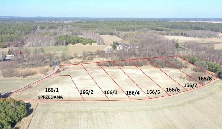 Działka rolno-budowlana Pstrągi-Gniewoty