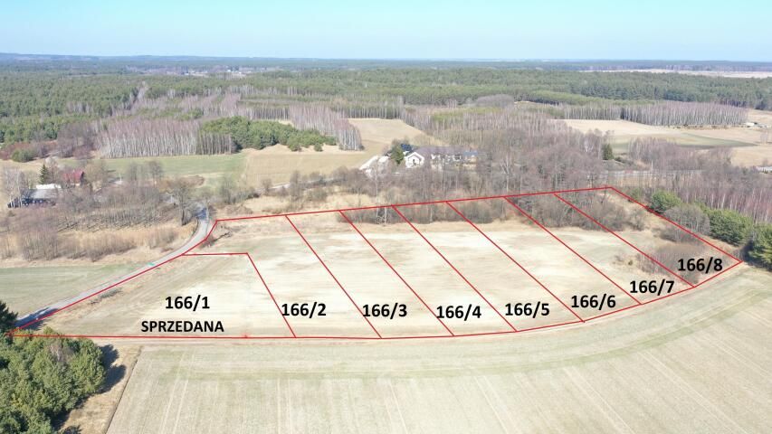 Działka rolno-budowlana Pstrągi-Gniewoty. Zdjęcie 1