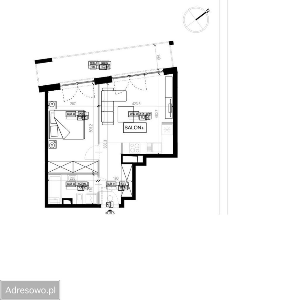 Mieszkanie 2-pokojowe Warszawa Żoliborz, ul. Włościańska. Zdjęcie 14