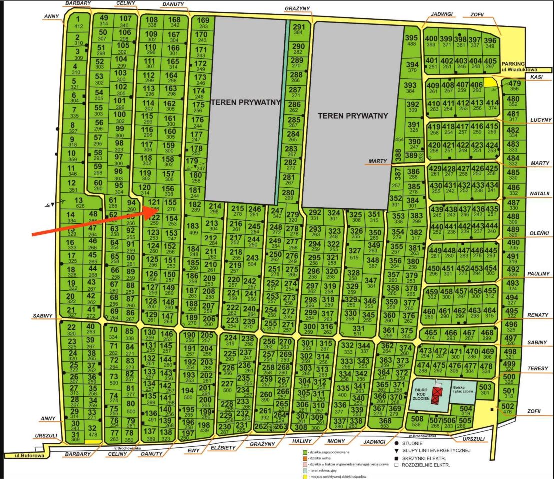 Działka rod Wrocław Krzyki. Zdjęcie 3