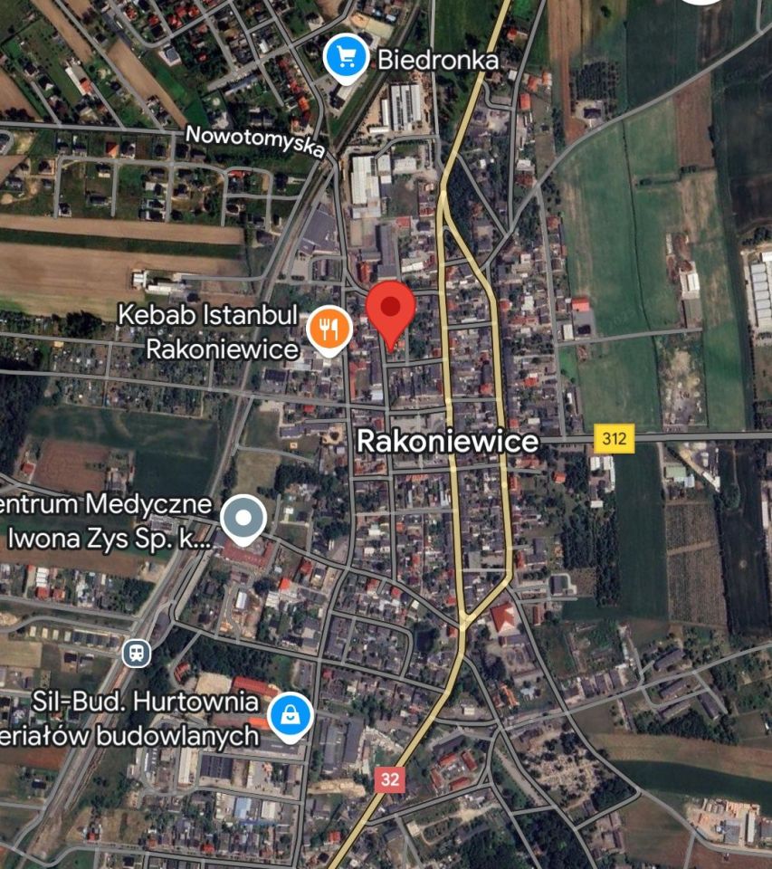 Działka inwestycyjna Rakoniewice, ul. Kościelna