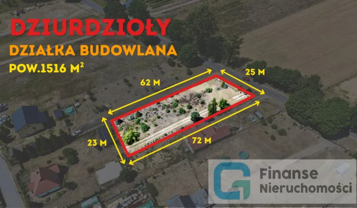 Działka budowlana Dziurdzioły