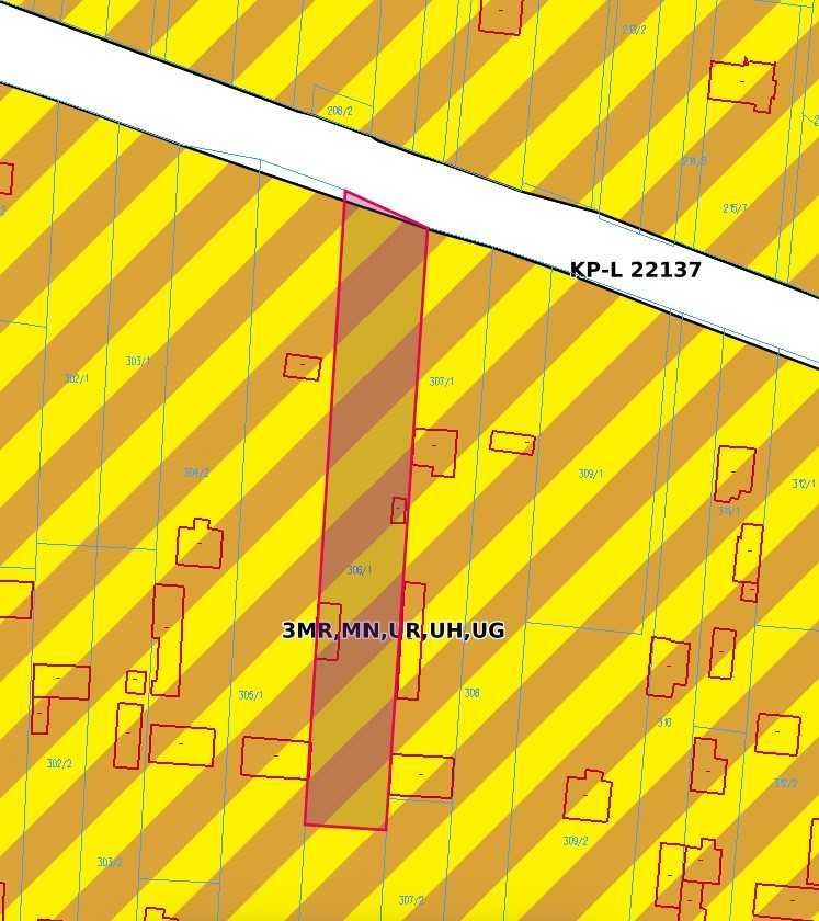 Działka budowlana Osiny, ul. Centralna. Zdjęcie 2