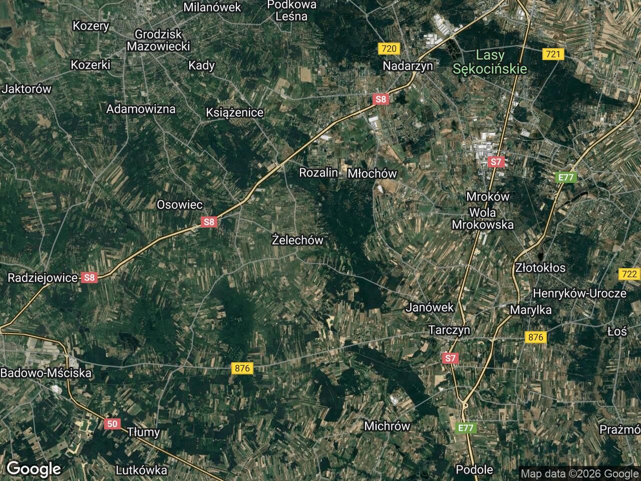 Działka rekreacyjna Ojrzanów, ul. Krakowiańska