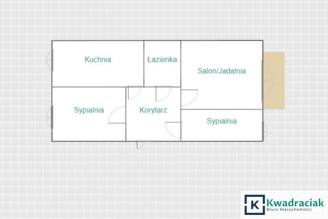 Mieszkanie 3-pokojowe Krosno, ul. Stanisława Staszica. Zdjęcie 16