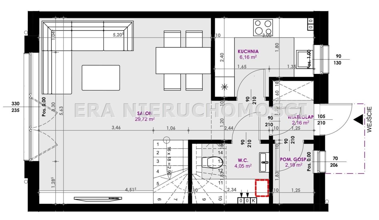 dom szeregowy, 4 pokoje Nowodworce, ul. Brzozowa. Zdjęcie 7