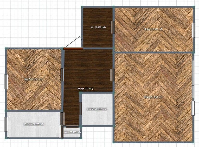 Mieszkanie 3-pokojowe Gdańsk Zaspa, ul. Dywizjonu 303. Zdjęcie 3