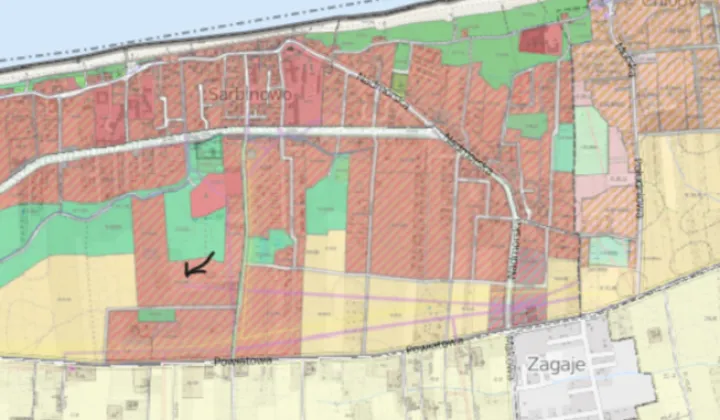 Działka budowlana Sarbinowo, ul. Świerszczy