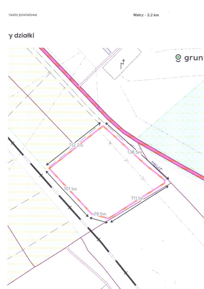 Działka inwestycyjna Wałcz Centrum, ul. Bydgoska. Zdjęcie 8