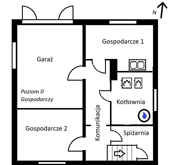 dom wolnostojący, 4 pokoje Jasło Sobniów, ul. Floriańska. Zdjęcie 16