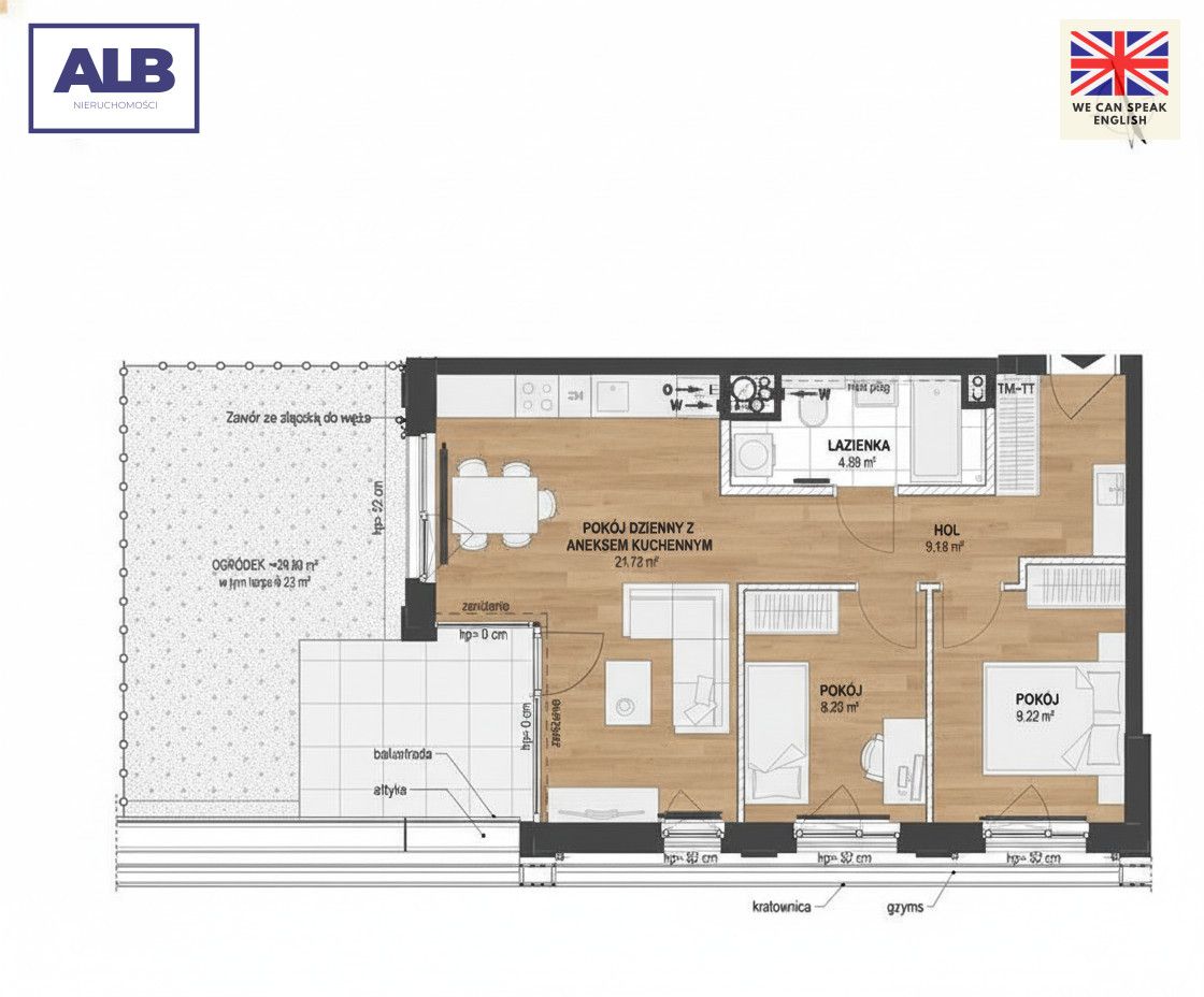 Mieszkanie 3-pokojowe Gdańsk Śródmieście. Zdjęcie 13