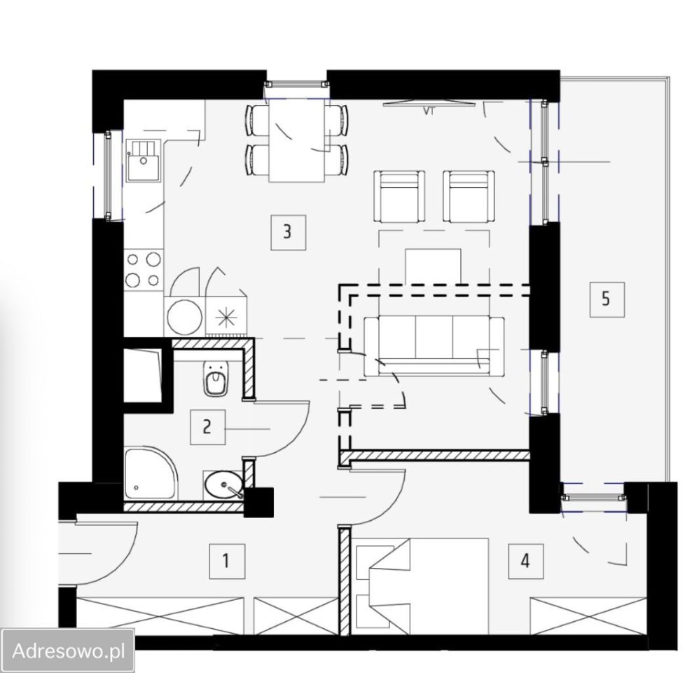 Mieszkanie 3-pokojowe Katowice Ligota, ul. Ostrawska. Zdjęcie 6