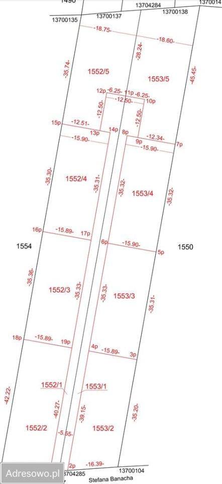 Działka budowlana Radom Janiszpol, ul. Stefana Banacha. Zdjęcie 2