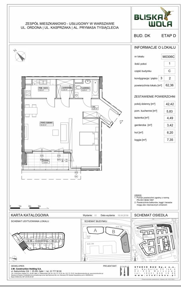 Mieszkanie 2-pokojowe Warszawa Wola, ul. Marcina Kasprzaka. Zdjęcie 16