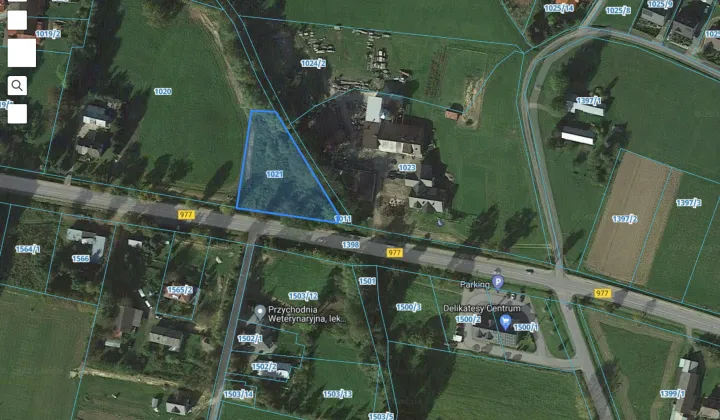 Działka inwestycyjna Łużna