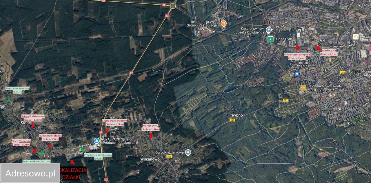 Działka budowlana Słone. Zdjęcie 3