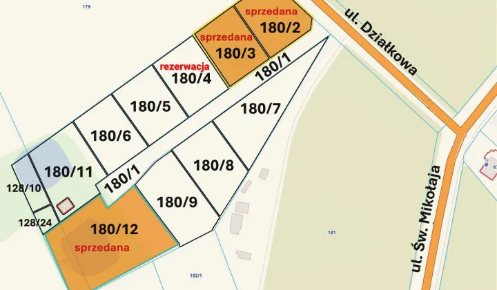 Działka budowlana Kowalewo Pomorskie, Działkowa