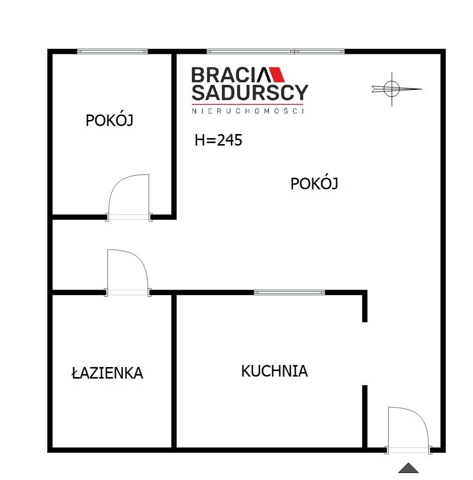 Mieszkanie 2-pokojowe Kraków Prądnik Czerwony, ul. Młyńska. Zdjęcie 13