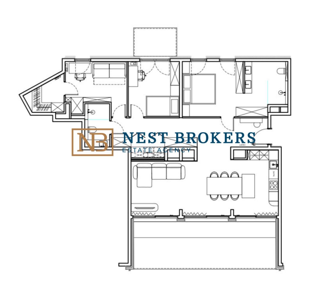 Mieszkanie 4-pokojowe Kraków Grzegórzki, ul. Mogilska. Zdjęcie 24