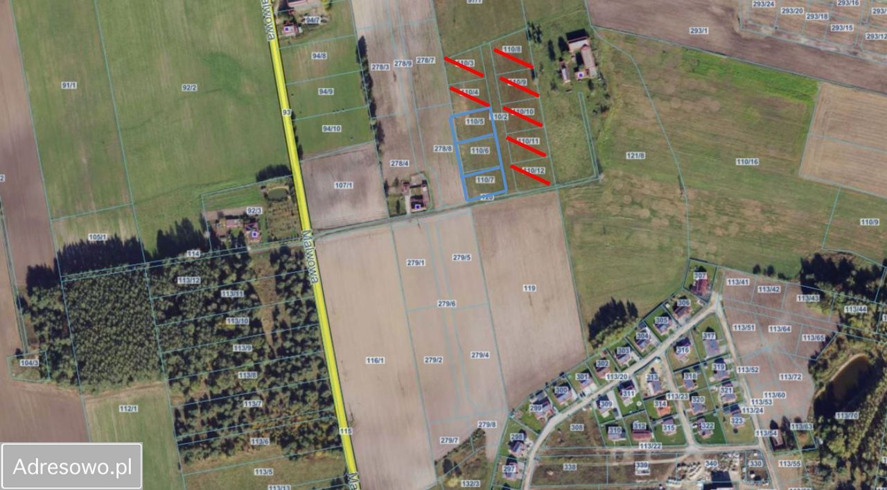 Działka budowlana Mierzynek. Zdjęcie 2