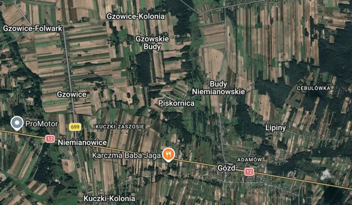 Działka budowlana Piskornica