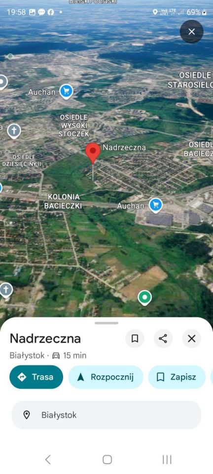 Działka Białystok Bacieczki, ul. Nadrzeczna. Zdjęcie 6