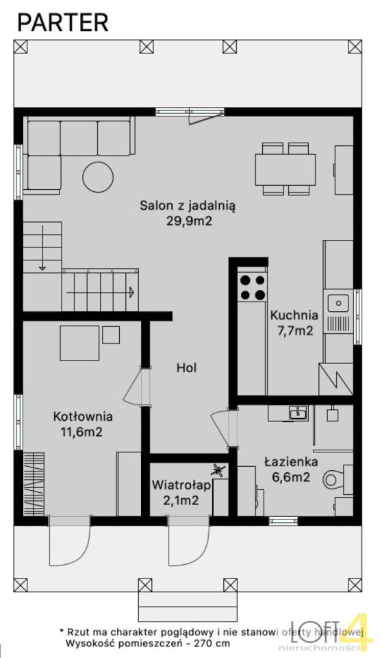 dom wolnostojący, 5 pokoi Bielanka. Zdjęcie 16