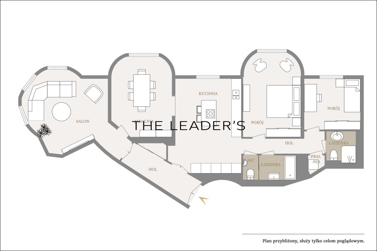 Mieszkanie 4-pokojowe Warszawa Śródmieście. Zdjęcie 5