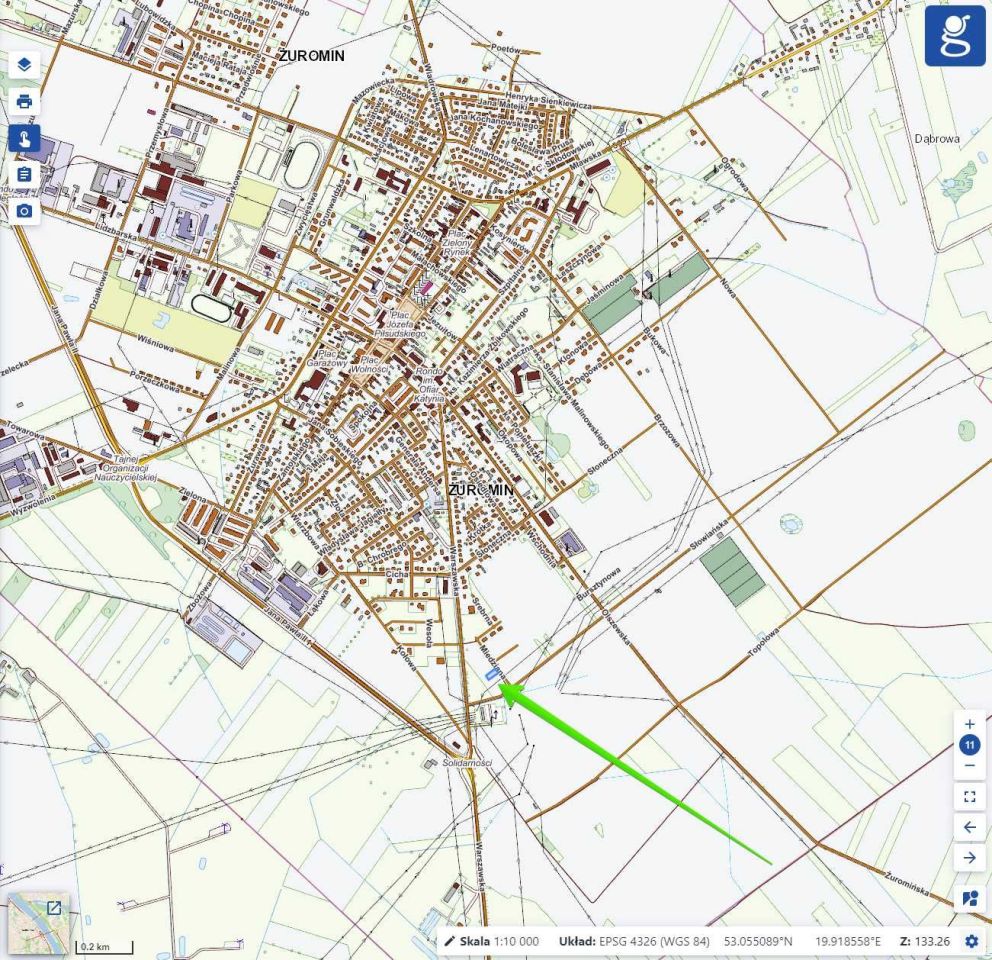Działka budowlana Żuromin, ul. Miedziana. Zdjęcie 2